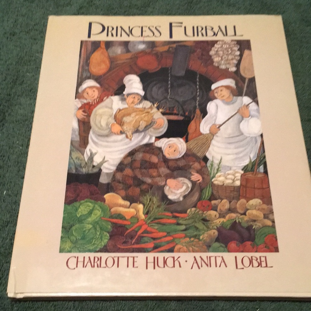 “Princess Furball”, vintage 1989, Hardcover book with dust jacket, like-new